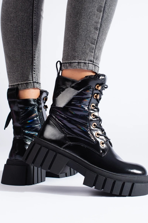 Stivali da donna con suola spessa in...