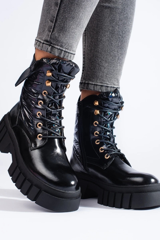 Stivali da donna con suola spessa in...