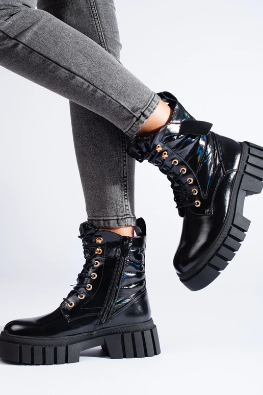 Stivali da donna con suola spessa in...