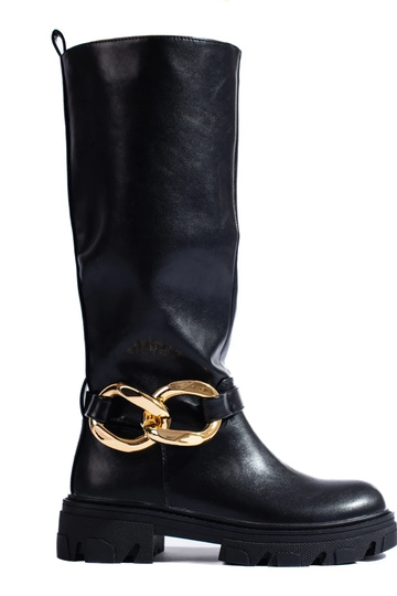 scarpe nere con tacco e...