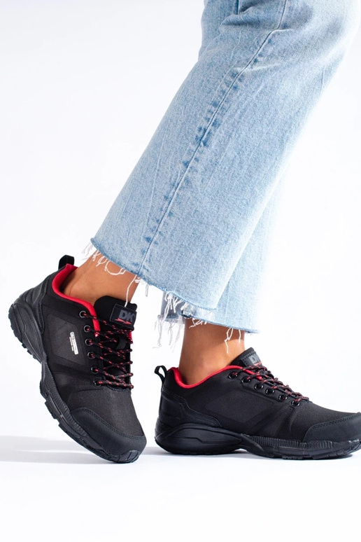Scarpe da trekking DK nere Rosse Scarpe da trekking DK nere Rosse