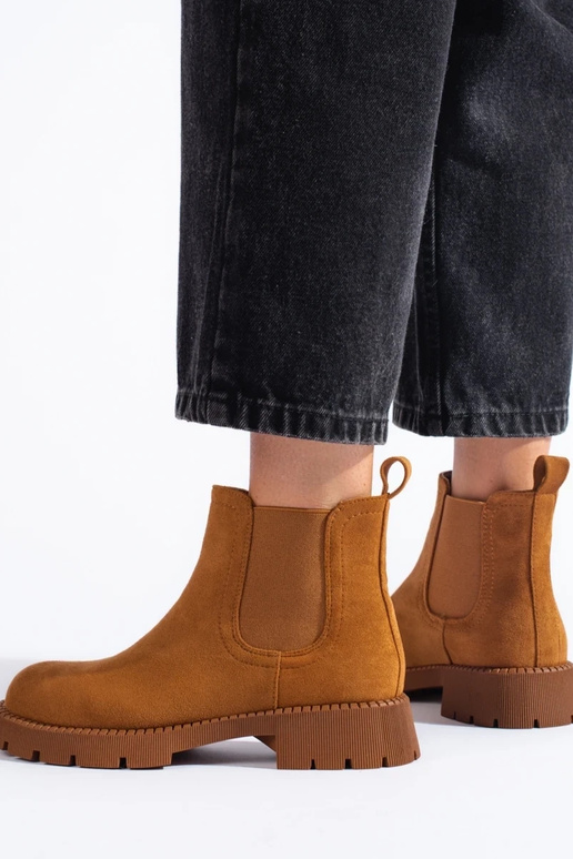 realizzate in pelle scamosciata...