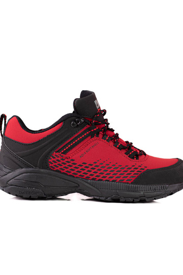 Scarponi trekking rossi su...