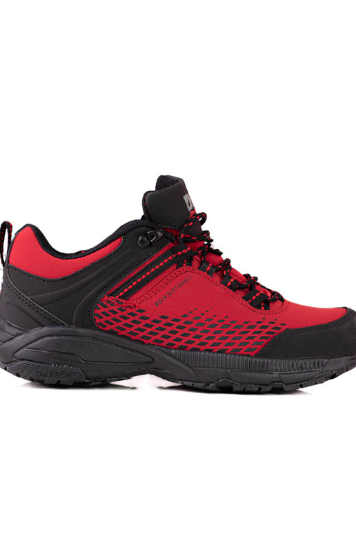 Scarponi trekking rossi su...