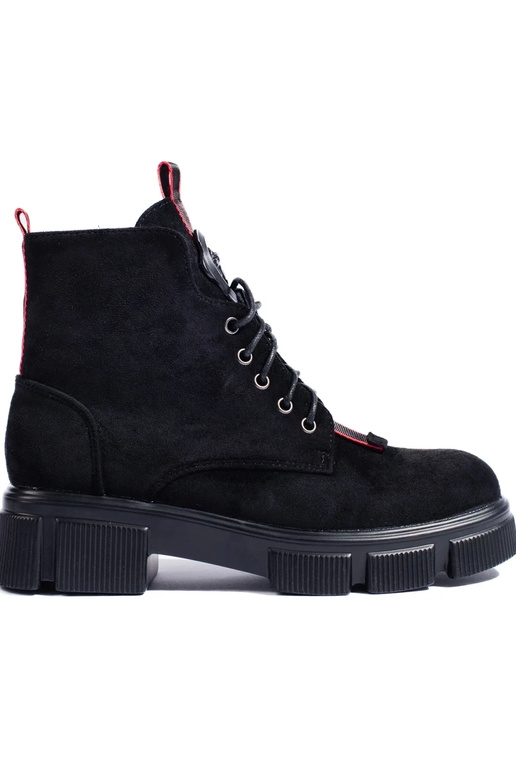 Stivaletti da donna stringati in... Stivaletti da donna stringati in...