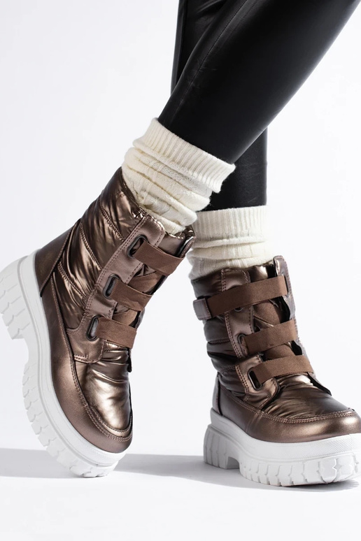 Doposci da donna con velcro colore... Doposci da donna con velcro colore...