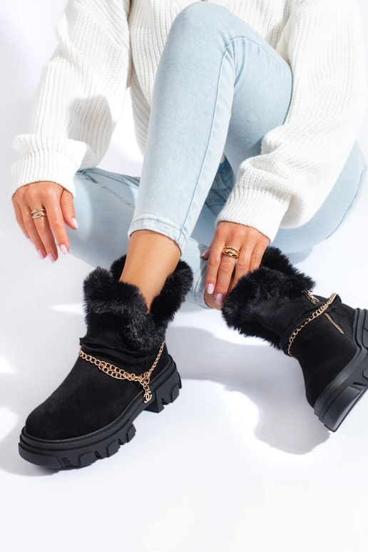 scarpe con plateau in pelle...