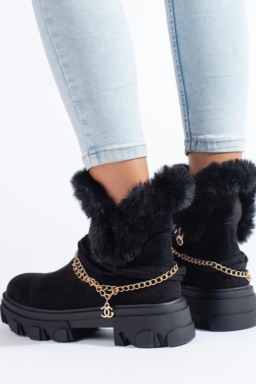 scarpe con plateau in pelle...