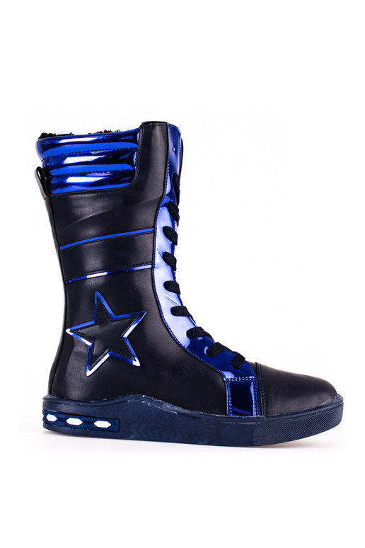 Stivali in pelle per ragazze con la... Stivali in pelle per ragazze con la...