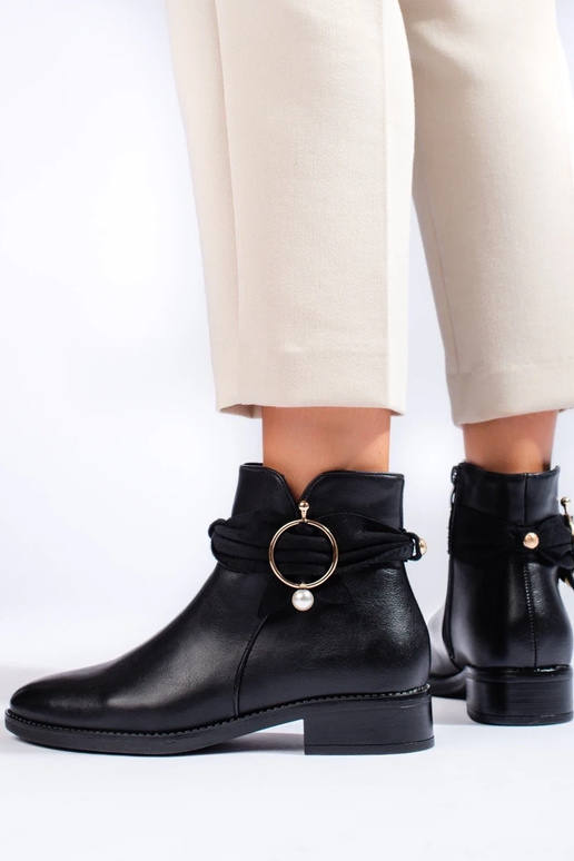 Stivaletti bassi da donna di colore nero