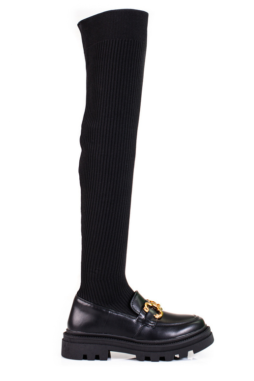 stivaletti neri con tomaia flessibile stivaletti neri con tomaia flessibile