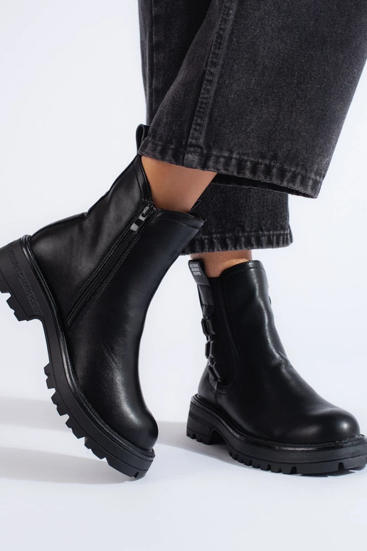 nero Scarpe da donna su suola nera