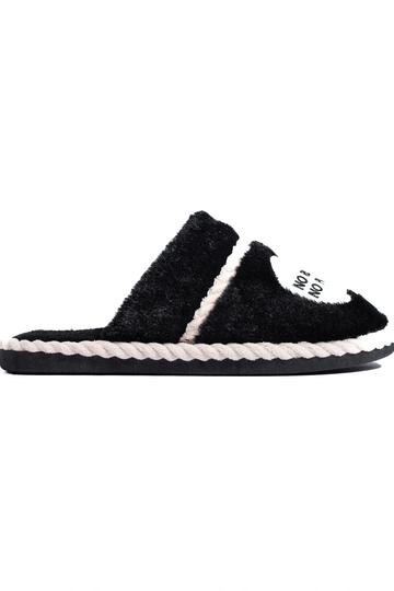 pantofole da donna nere con...