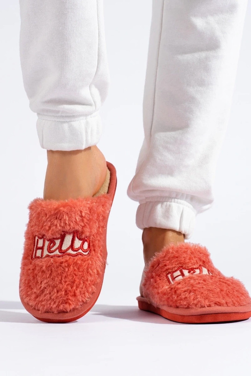 Pantofole Shelovet colore arancione