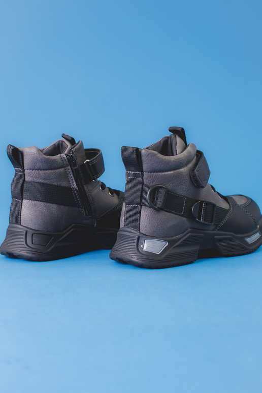 Stivali per ragazzi di colore grigio