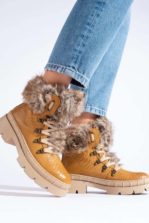 scarpe da donna con pelliccia