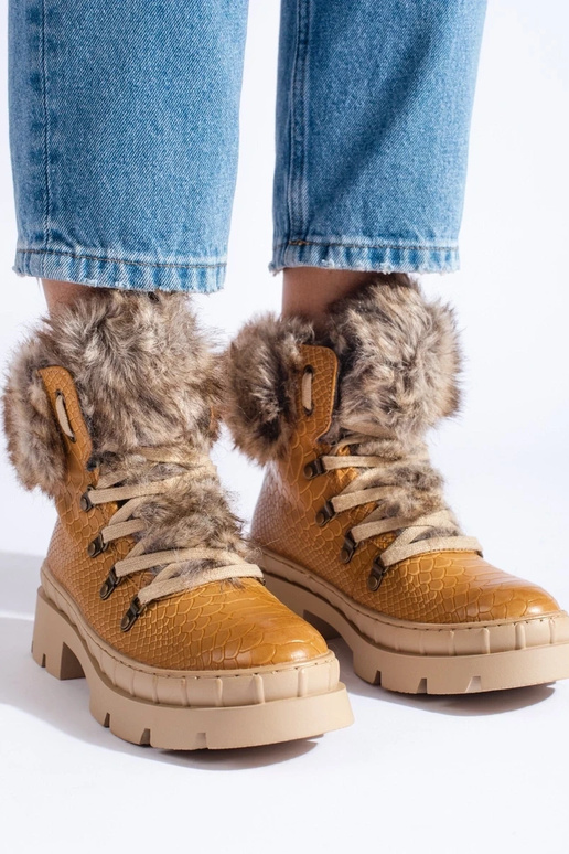 scarpe da donna con pelliccia