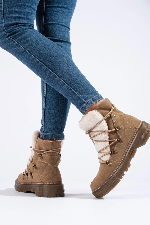 marrone Stivali da neve da donna con...