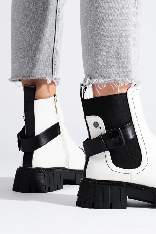 bianco Scarpe da donna con plateau