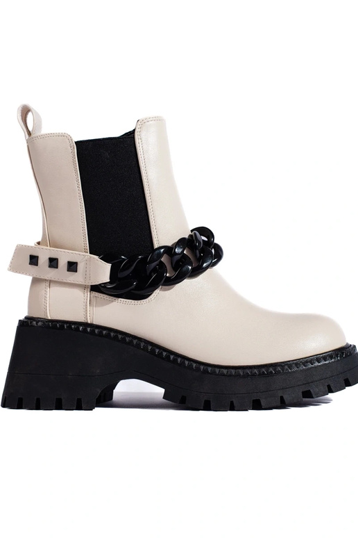 Scarpe da donna con catena in colore...