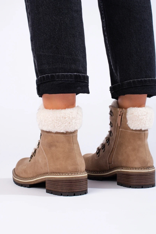 scarpe da donna con pelle di pecora...