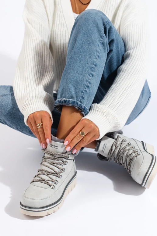 Stivali da donna con plateau in...