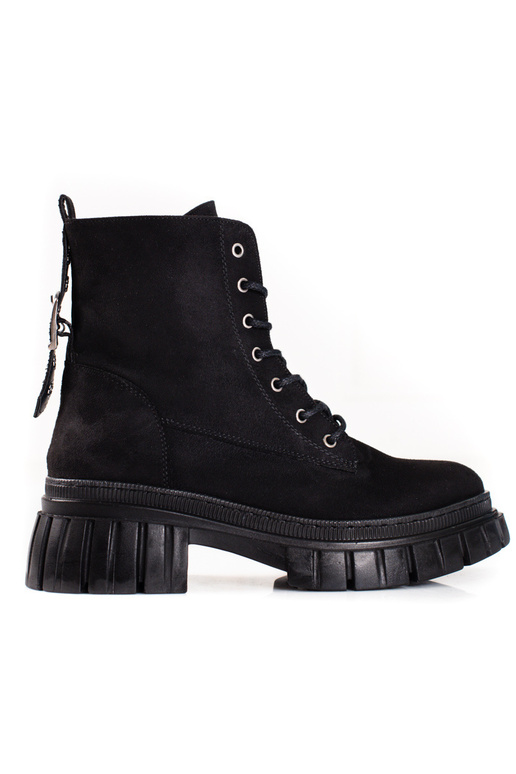 stivali in pelle scamosciata con... stivali in pelle scamosciata con...