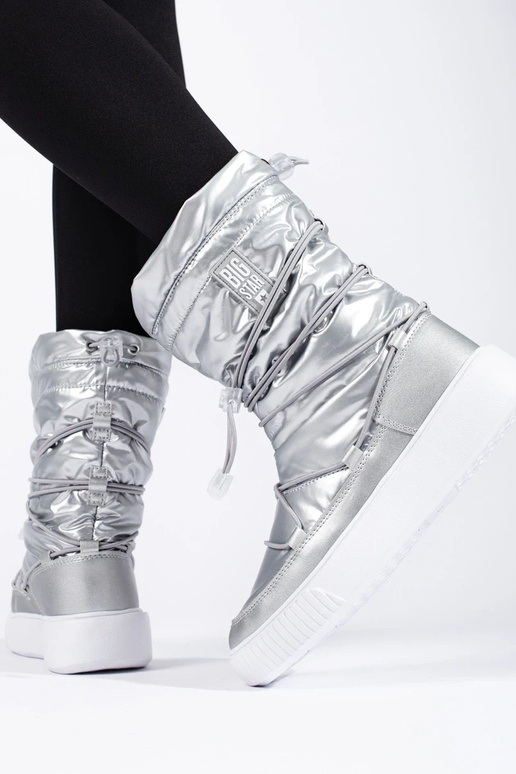 Stivali da neve argento isolanti da...