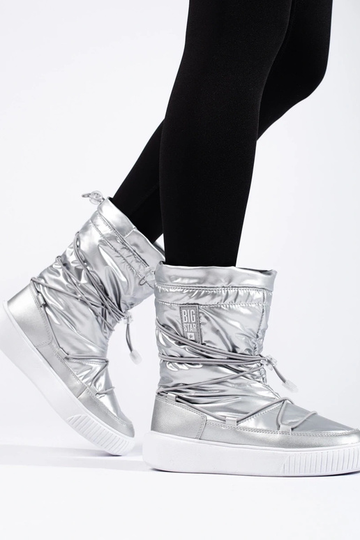 Stivali da neve argento isolanti da...