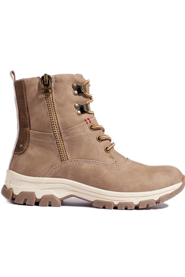 stivaletti stringati con...