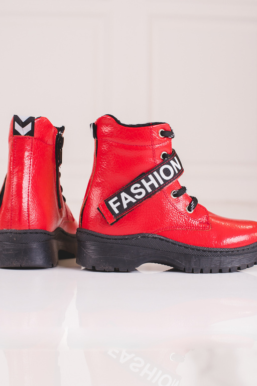 Stivali per ragazze Potocki moda Rosso Stivali per ragazze Potocki moda Rosso