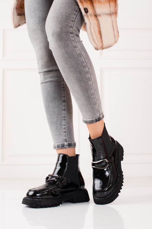 Scarpe da donna in vernice con...