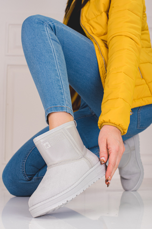 Stivali da neve grigi da donna corti...