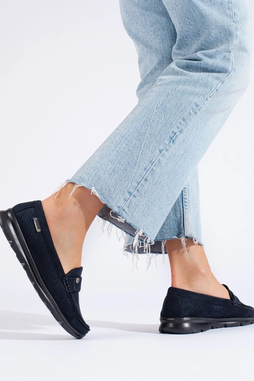 Mocassini da donna Shelovet colore blu