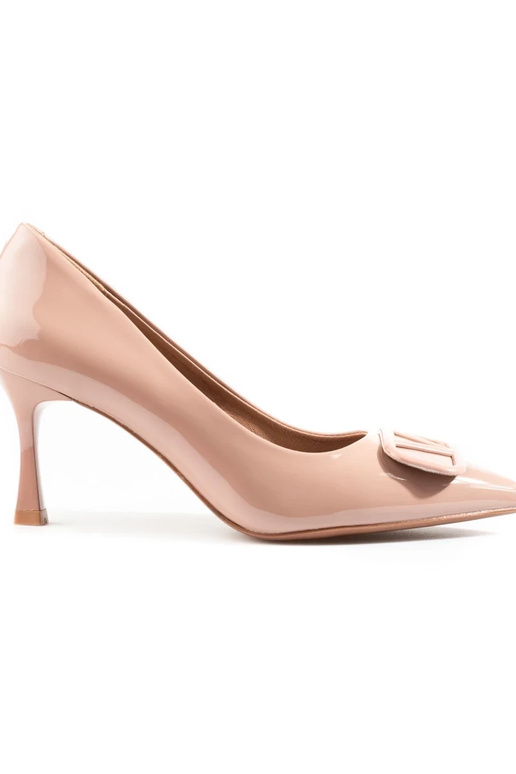 Scarpe Vinceza beige con tacco alto