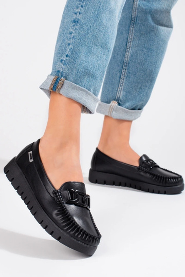 mocassini neri da donna con... 2