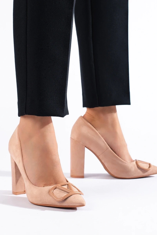 Scarpe con tacco Vinceza in camoscio...