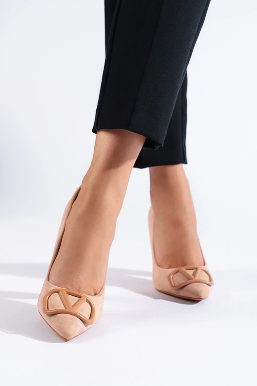 Scarpe con tacco Vinceza in camoscio...