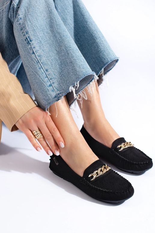 mocassini con elementi traforati con... mocassini con elementi traforati con...