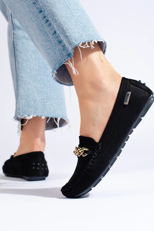 mocassini con elementi traforati con... mocassini con elementi traforati con...