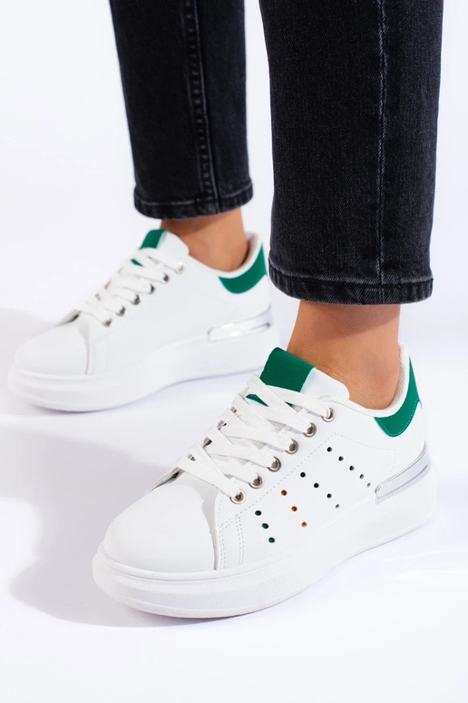 Scarpe modello sneakers bianche con...