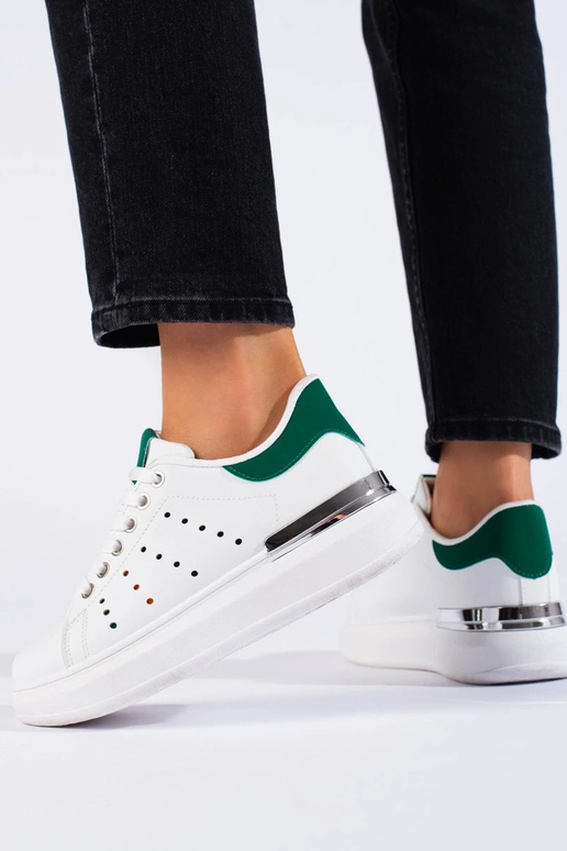 Scarpe modello sneakers bianche con...