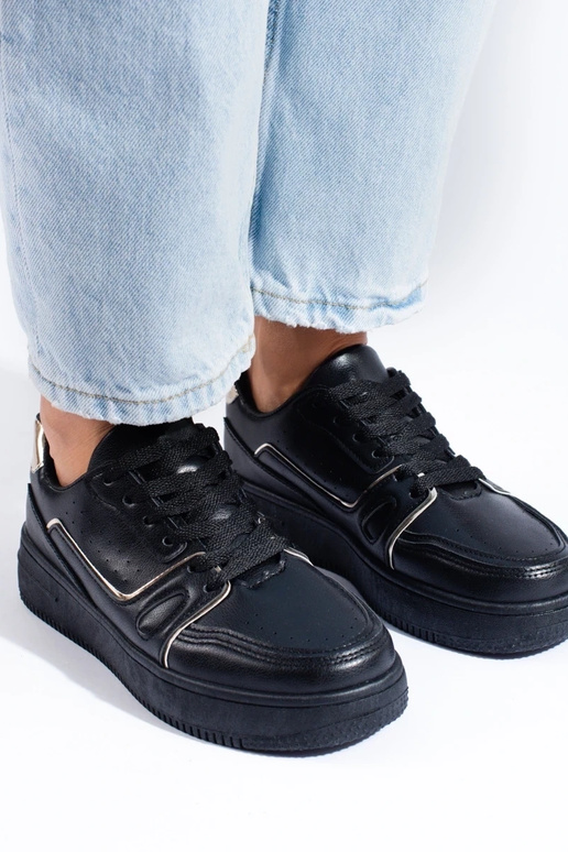 Scarpe modello Sneakers nere con... Scarpe modello Sneakers nere con...