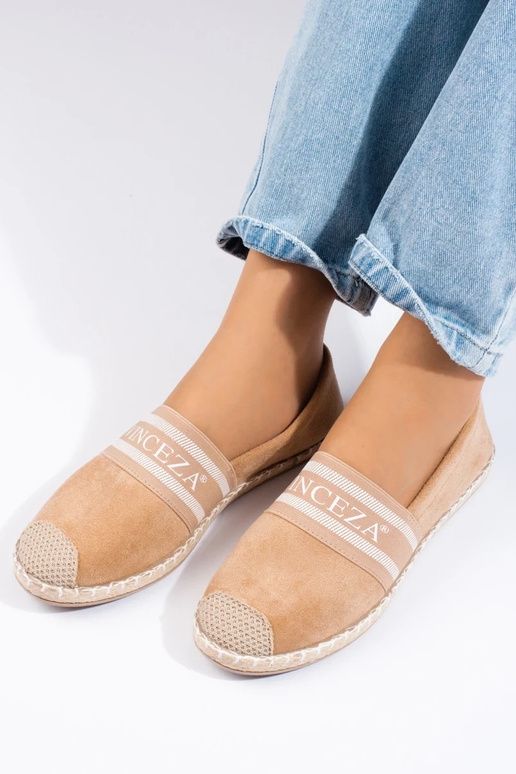 espadrillas in camoscio beige Vinceza