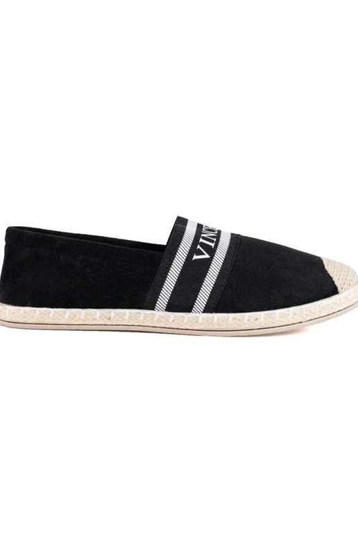 espadrillas in camoscio Vinceza nera