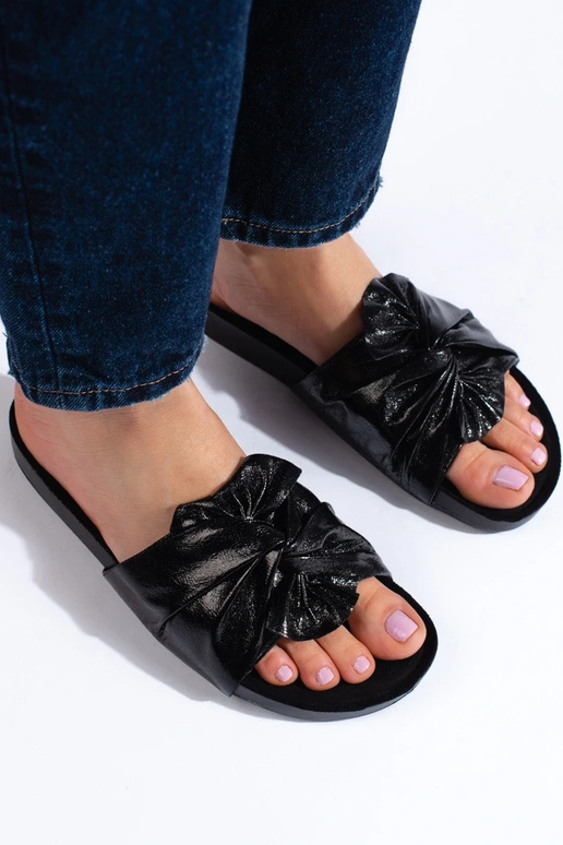 Pantofole colore nero Shelovet Pantofole colore nero Shelovet