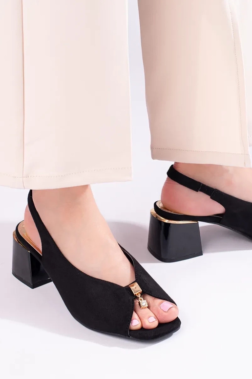 Sandali Shelovet in camoscio con...