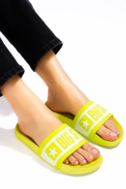 Pantofole zółte Big Star ll274742