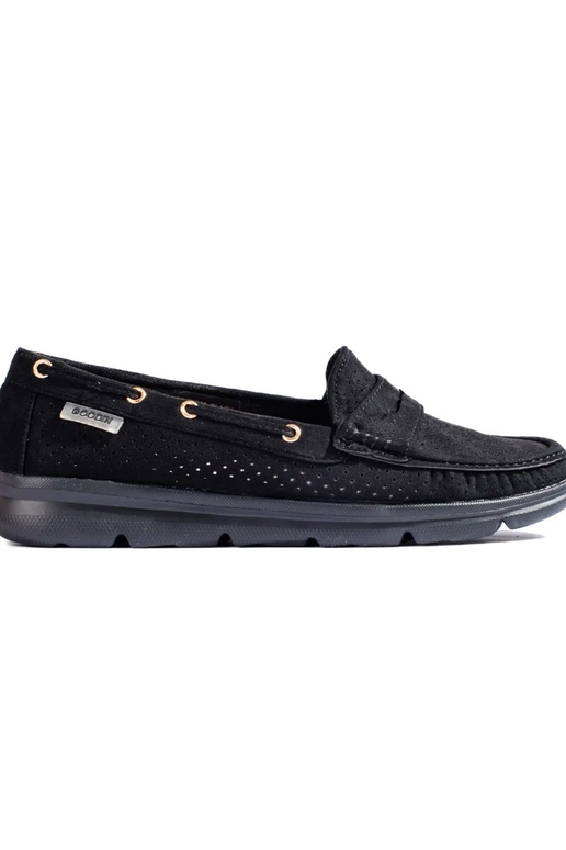 Mocassini Shelovet in camoscio nero Mocassini Shelovet in camoscio nero