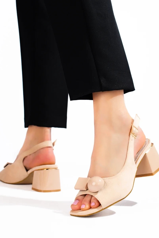 Sandali Shelovet in camoscio beige Sandali Shelovet in camoscio beige